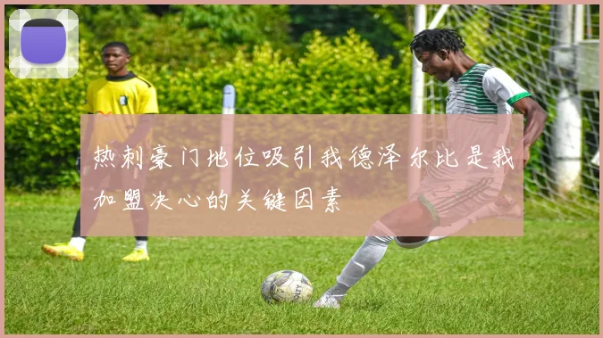 热刺豪门地位吸引我德泽尔比是我加盟决心的关键因素